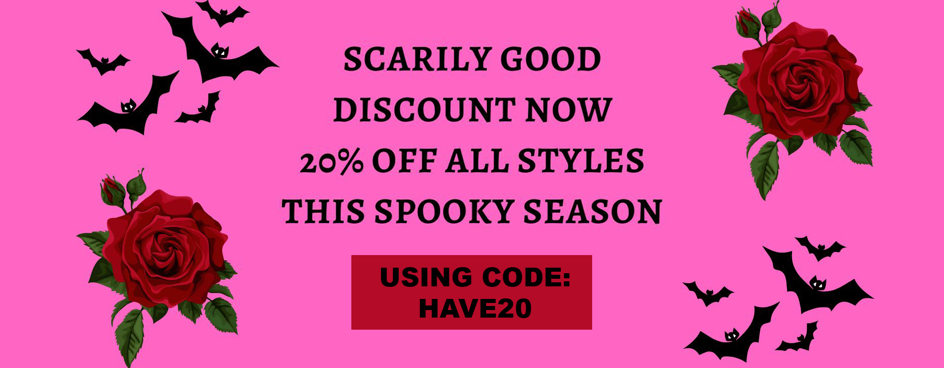 halloween discount 20